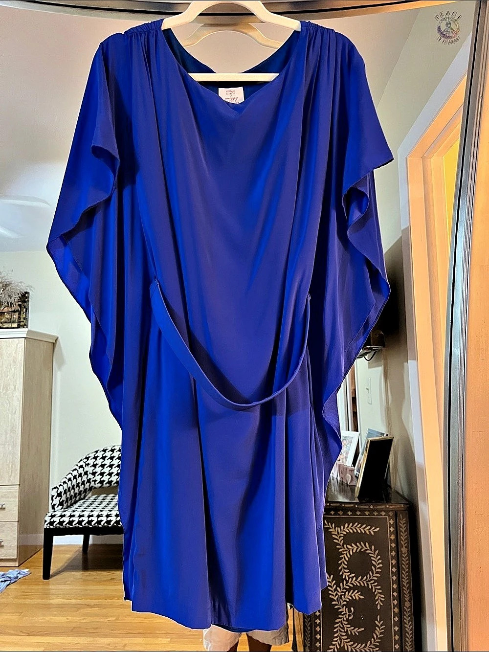 Suzi Chin for Maggy Boutique Silk Midi Dress
